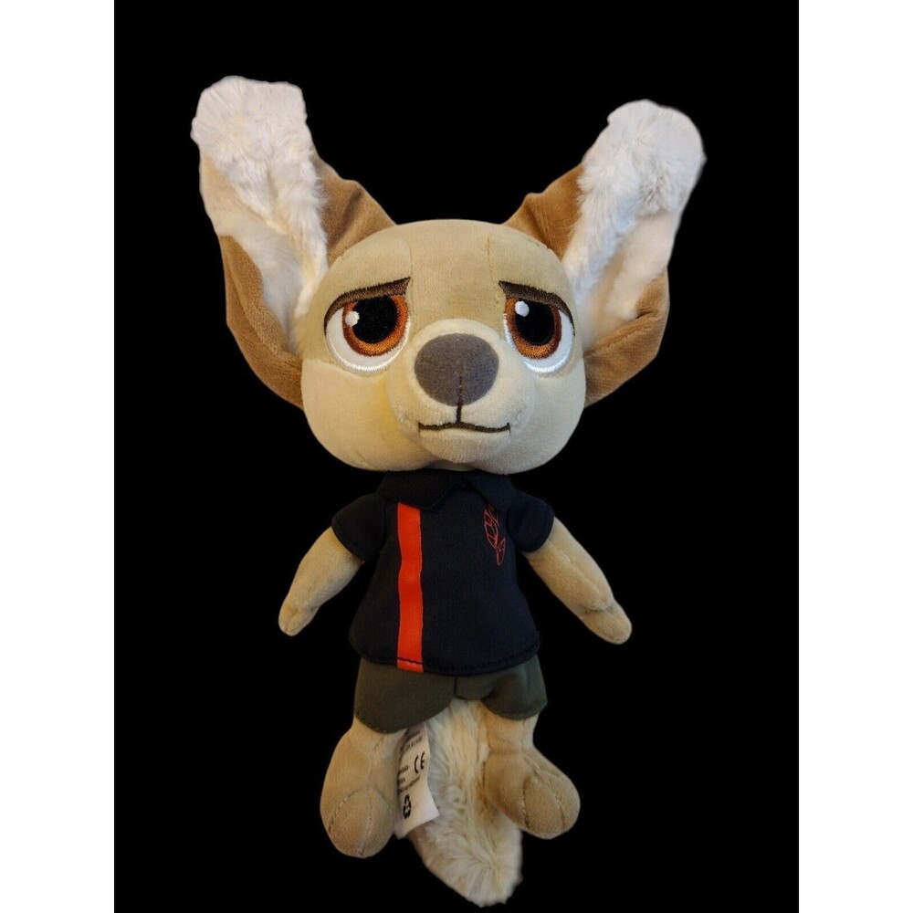 Disney Collection Zootopia Finnick Fennec Fox Plush Stuffed Animal Toy 8" Euc